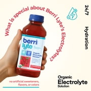 Berri Lyte Organic Electrolyte Hydration Solution Drink, Strawberry, 1 Liter Bottle
