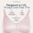 thumbnail image 2 of Dominique Women’s Jillian Wire-Free Minimizer Bra #6800 – Seamless Full Figure Wireless Bra - Lingerie for women, 2 of 6