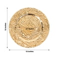thumbnail image 3 of Balsa Circle 6 Metallic Gold 13 in Rock Cut Plastic Round Charger Plates Party Events Reception Decorations Supplies, 3 of 8