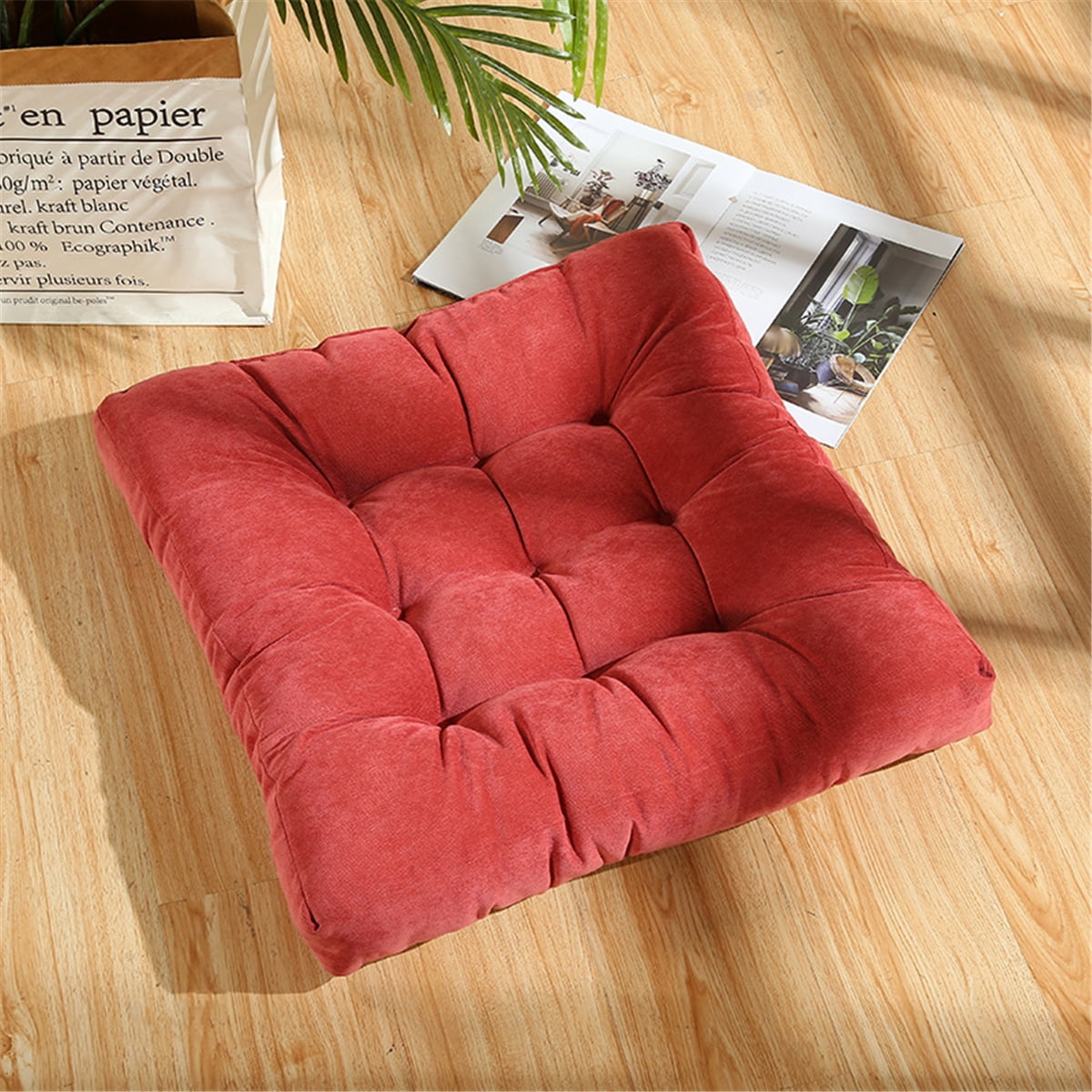 Novashion 22 Inch Square Floor Pillow, Meditation Pillow,1Pcs