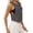 Dark Gray, variant on Aihuaihua Side Armhole Tank Tops for Women, Workout Sport Athletic Yoga Running Gym Loose Crop Sleeveless Shirts White XXL