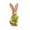 G, variant on Outdoor Easter Bunny Decor, 35cm Tall Faux Rush Rabbit Statue, Weather-Resistant for Garden, Patio & Spring Landscape Display A