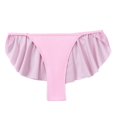 thumbnail image 1 of Gibobby traje de baño mujer Parte inferior del bikini del traje de baño de las de la correa de la moda de la colmena del color sólido(Rosa,G), 1 of 5