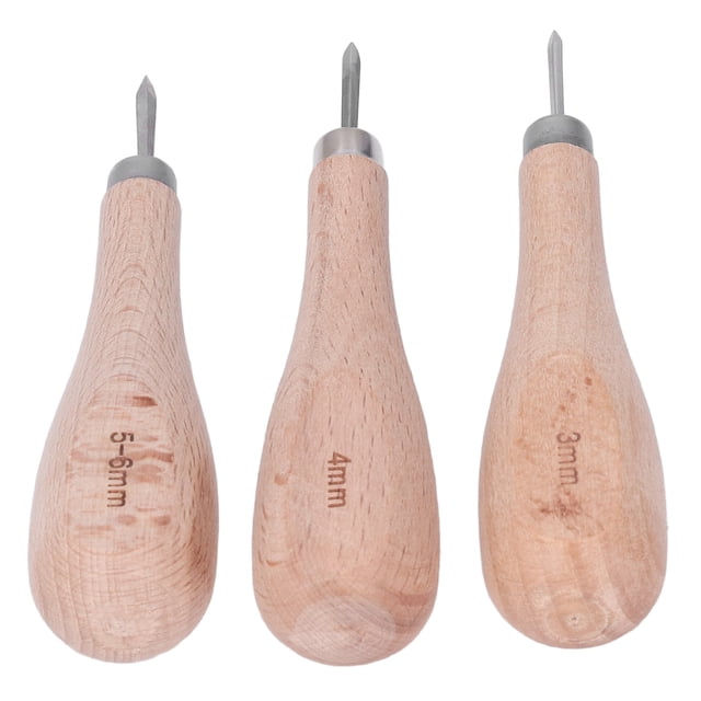 Leather Awl,3Pcs Leather Awl High Sewing Awl Tool Leather Stitching Awl Built to Last