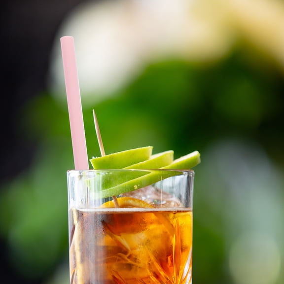 Homoyoyo Parties Silicone Straws Assorted Color 6Pcs 9.0X0.35X0.35in