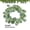 16.4ft, variant on Artificial Eucalyptus Leaves Foliage String Lights 16.4Ft 50 Lights Leaf Lights Warm Greenery Vines Garland and Table Runner Battery Operated Wedding Backdrop Wall Decor
