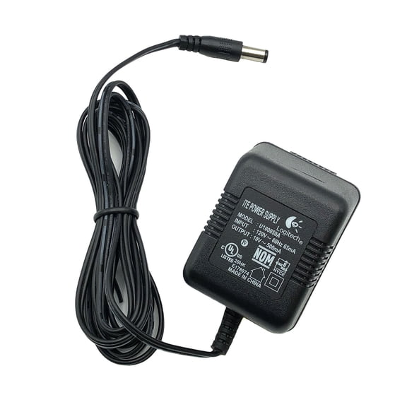 NEW Genuine Logitech U100050A 10V 500mA AC Adapter Power Supply 5.5x2.0 mm OEM