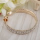 thumbnail image 1 of Brazalete Prettyia Hugo Pulsera de cristal de regla de escala dorado, 1 of 10