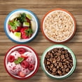 thumbnail image 7 of NOGIS 4 Pieces 6 oz Mini Ice Cream Containers Reusable Freezer Storage Tub with Lids Storage Container for Homemade Ice Cream Dessert Food Freezer Storage, Mixed Color, 7 of 7