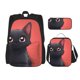 thumbnail image 1 of Disketp Cute Black Kitten Cartoon Mochila Estampada de Gran Capacidad con Lonchera y Estuche, Set de 3 Piezas para Estudiantes, 1 of 7