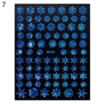thumbnail image 2 of opvise Nail Sticker Christmas Style Snowflake Pattern Vivid Images White Snow Embossed Sticker Xmas Charms for Manicure, 2 of 8