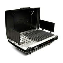 Coleman Classic 2-in-1 Camping Grill/Stove, Black