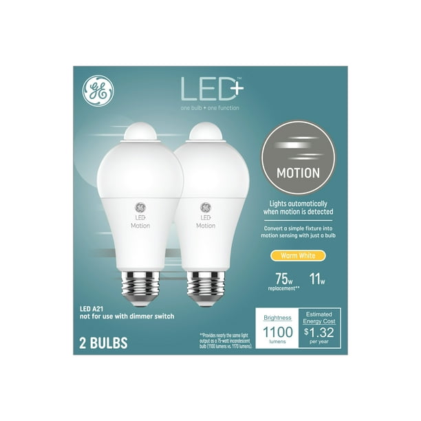 Ge Led Motion Sensor Light Bulbs Warm, Do Motion Lights Need Special Bulbs