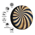 thumbnail image 5 of 14'' Retro Abstract Swirl Tire Cover, Universal Spare Wheel Covers, Dust-Proof, Water-Proof, Sun-Proof and Corrosion-Proof, 5 of 9