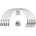 thumbnail image 4 of Lot de 5 80 lb 36 Pouces Premium Fluorcarbon Tooth Shield Tackle Musky Leaders Muskie Pike Leader (Roule à Billes), 4 of 4