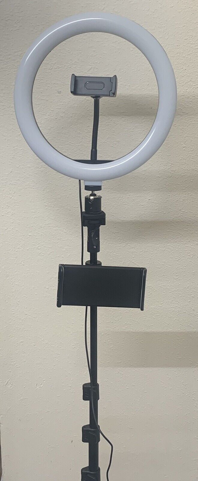 LED Ring Light 10 Inch Selfie Stick With Tripod Stand For All Phones