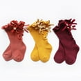 thumbnail image 4 of ITFABS Baby Mid Tube Socks Knee High Stylish Ruffled Soft and Breathable Stockings, 4 of 4