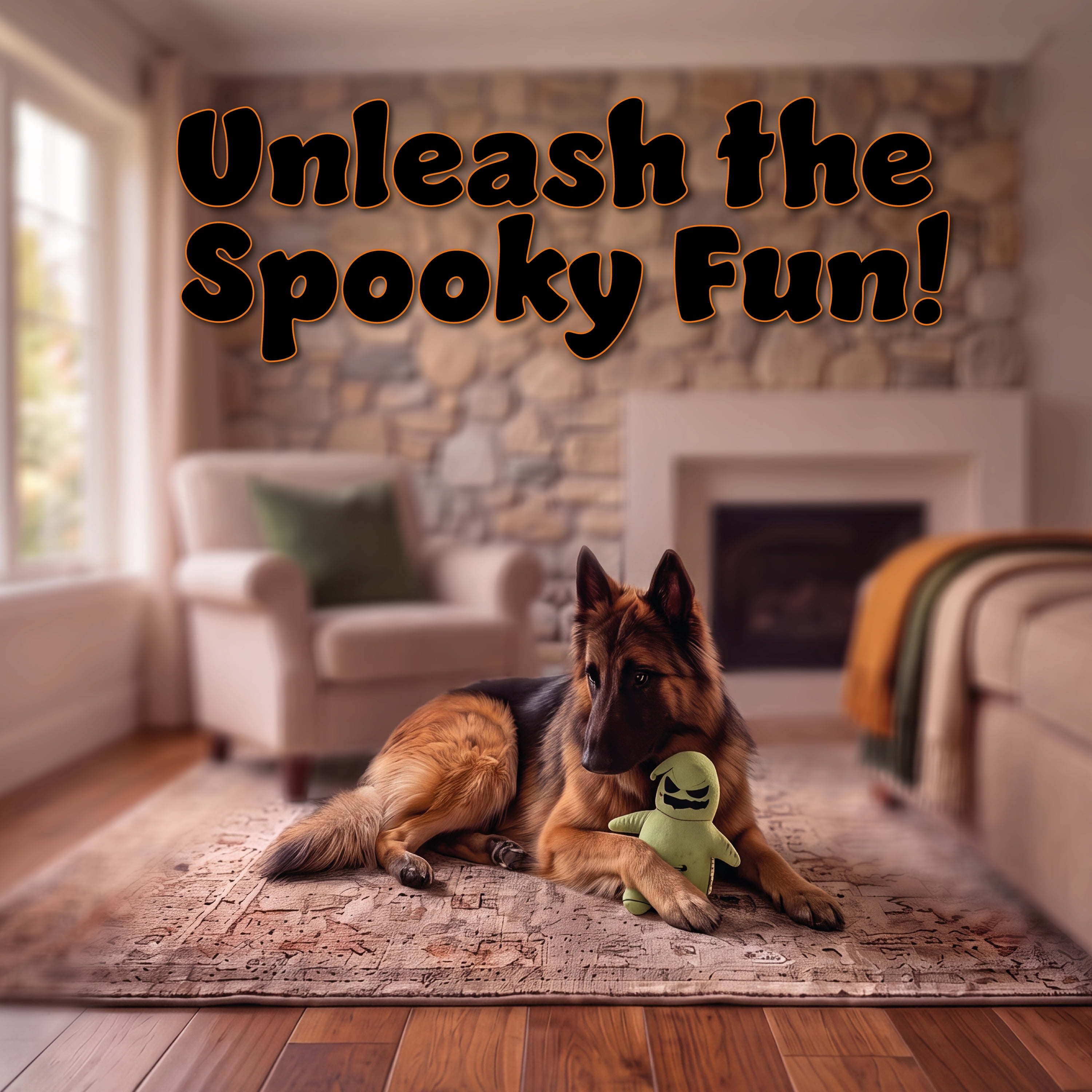 Disney The Nightmare Before Christmas Oogie Boogie Plush Squeaky Dog Toy