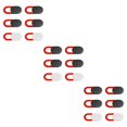 thumbnail image 3 of Transemion 6PCS Webcam Cover Universal Phone Antispy Camera Sticker For Web Laptop 9x18x0.8mm 3Set, 3 of 6