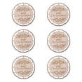 thumbnail image 3 of balikha 6pcs Christmas Macrame Wooden Ornaments in Handcrafted DIY Round Disks for The Crafts Kids Suspended Crafts Decorations Decorations Set D, 3 of 9