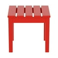 thumbnail image 6 of WestinTrends Ashore Oversized Outdoor Side Table, 18 Inch All Weather Poly Lumber Adirondack Patio Side Table Square End Table, Red, 6 of 6