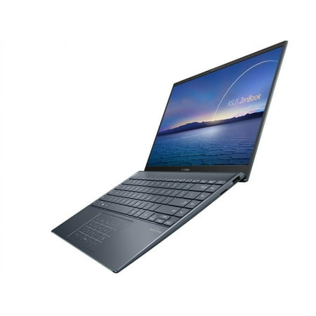 ASUS ZenBook 14 Ultra-Slim Laptop 14" Full HD NanoEdge Bezel Display, Intel Core i7-1165G7, 8 GB RAM, 512 GB PCIe SSD, NumberPad, Thunderbolt 4, Windows 10 Home, Pine Grey, UX425EA-EH71
