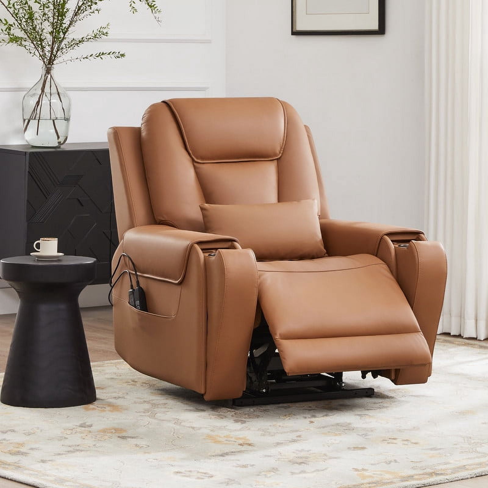CHITA Lift Recliner with Heat and Massage for Elderly, Saddle