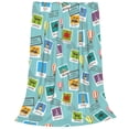 thumbnail image 2 of Honeii World Travel1 Print Fleece Blanket - Throw Blanket for Bed, Sofa, Couch, Camping, and Travel , Microplush Ultra Soft Warm Blanket-50"x40", 2 of 7