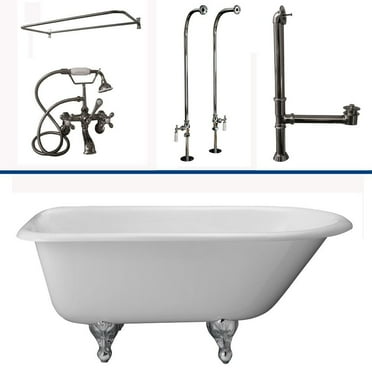 Barclay TKCTRN54-CP6 Tub Kit 54" CI Roll Top