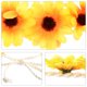 thumbnail image 3 of OULII 1Jgo Accesorio Floral Girasol Amarillo Para Peinados Con Horquillas Y, 3 of 7