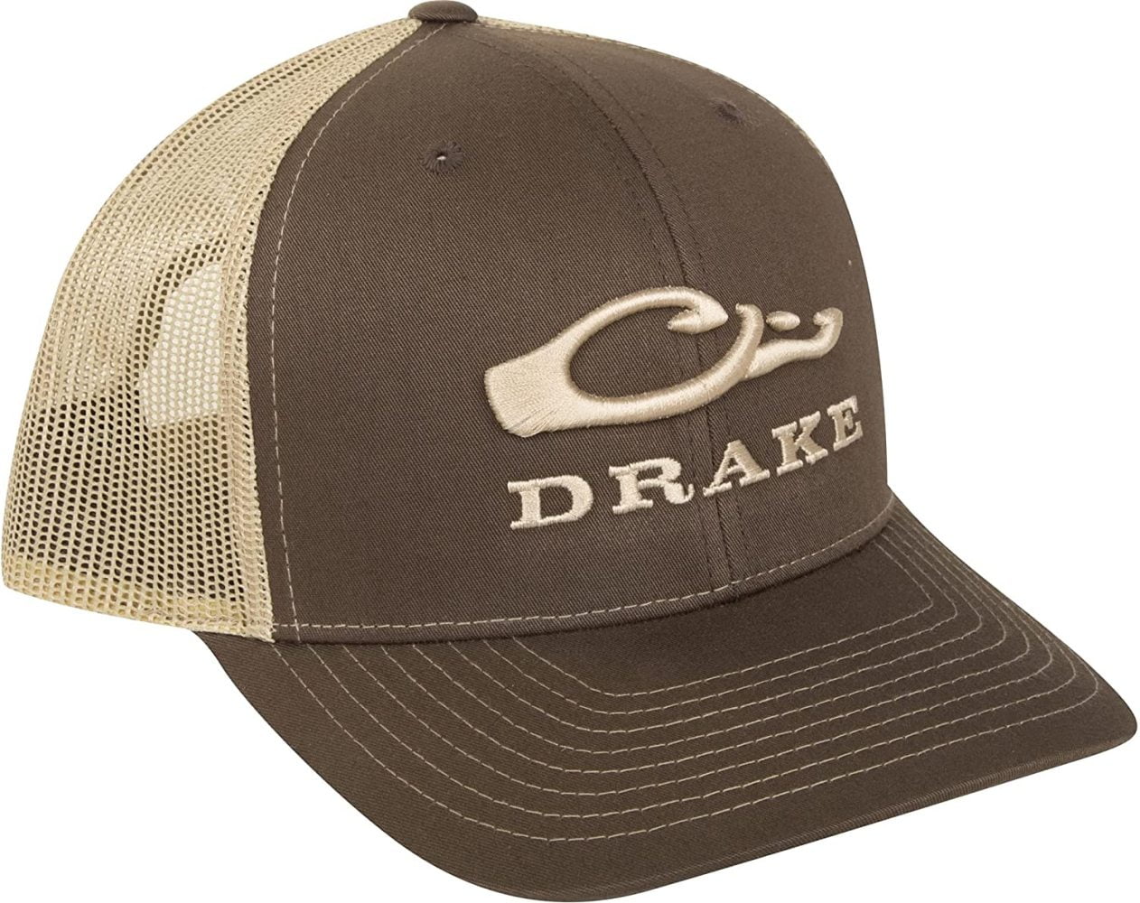 Drake Waterfowl Mesh Back Cap Brown 