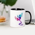 thumbnail image 3 of CafePress - Crazy Purple Tree Frog Mug - 11 oz Ceramic Mug - Novelty Coffee Tea Cup, 3 of 4