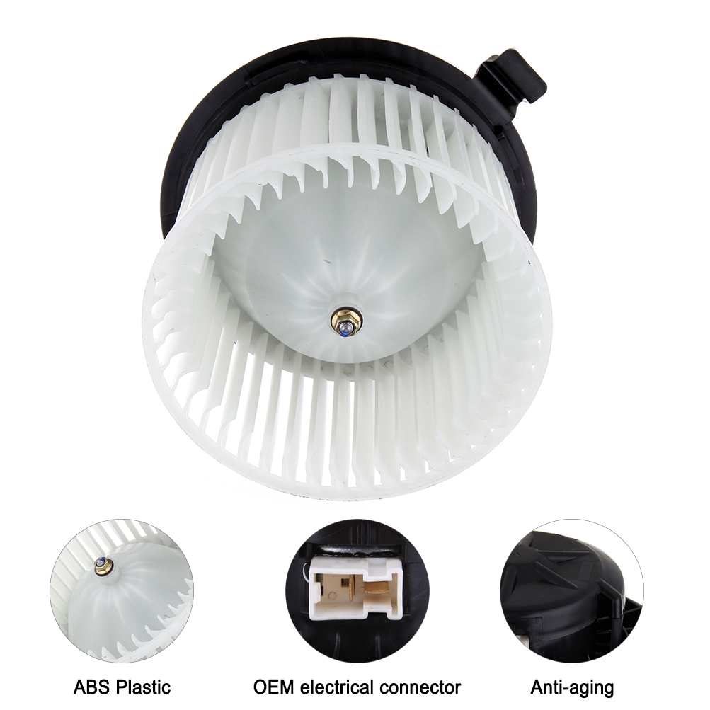 HVAC Blower Motor With Fan For 2012-2016 Nissan Versa 1.6L – 700285, 2-Pin, Direct Replacement