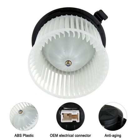 ECCPP HVAC Plastic Heater Blower Motor w/Fan Cage fit for <font color="#0000FF">2007 2008 2009 2010 2011 for Nissan Versa 75879</font>
