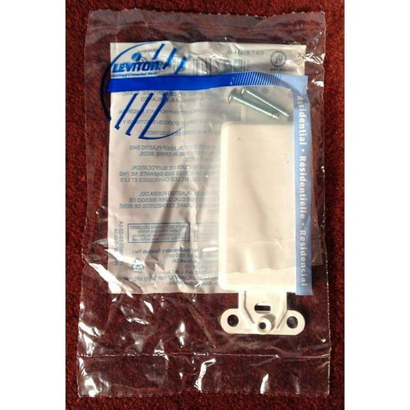 Leviton QuickPort Decora Multimedia Insert 80414-W - 4 Pack - White