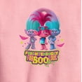 thumbnail image 2 of Trolls Movie - Halloween - Poppy, Satin, & Chenille - Frighteningly FabBooLous - Toddler And Youth Crewneck Fleece Sweatshirt, 2 of 4