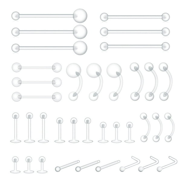 Plastic retainer deals earrings