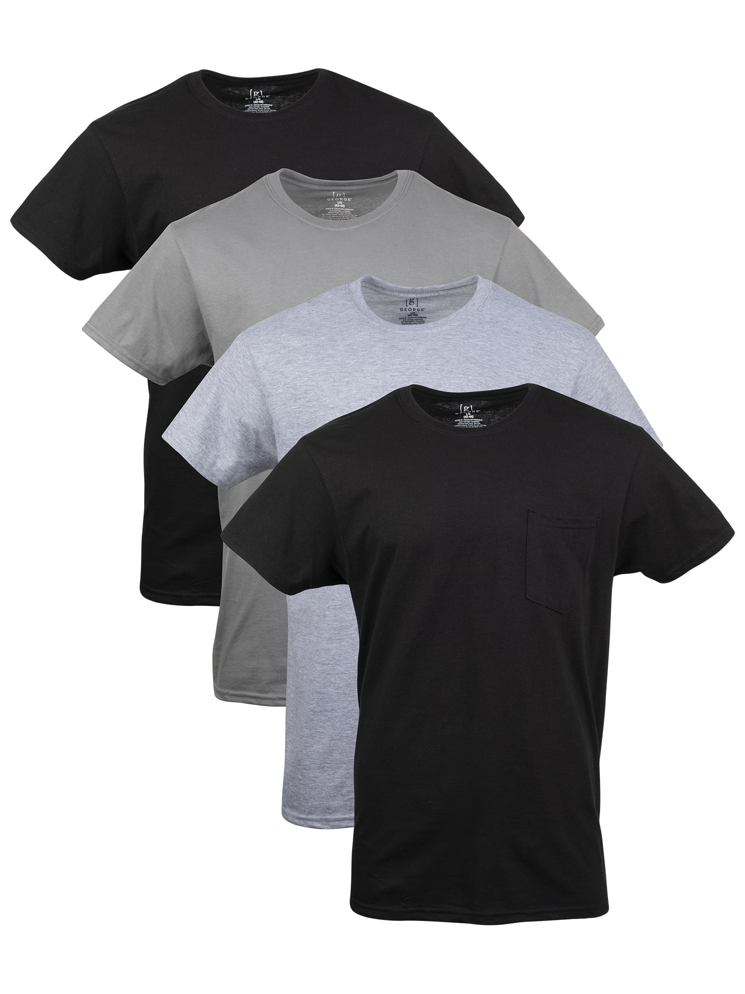 george tshirts black