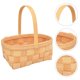 thumbnail image 2 of Cesta tejida para frutas, cesta portátil para comestibles, cesta tejida de madera para guardar verduras, 2 of 7