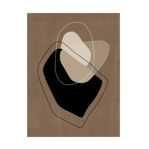 Trademark Fine Art Elena Ristova Neutral Composition Artwork Canvas Wall Art