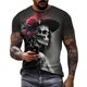 thumbnail image 1 of Camiseta con gráfico del Día de los muertos de calavera mexicana para hombres y mujeres, ropa de Graffiti, camisetas góticas de terror, ropa de calle de moda, camisetas, 1 of 5