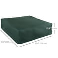 thumbnail image 3 of Outsunny Grande Housse pour Ensemble de Mobilier de Jardin, Housse de Patio, Vert, 3 of 9