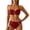 Wine, variant on Women 2 Piece Bikini Sets Seashell Ring Swimsuit High Waisted Cutout 2026 Beach Summer Swim Bathing Suits