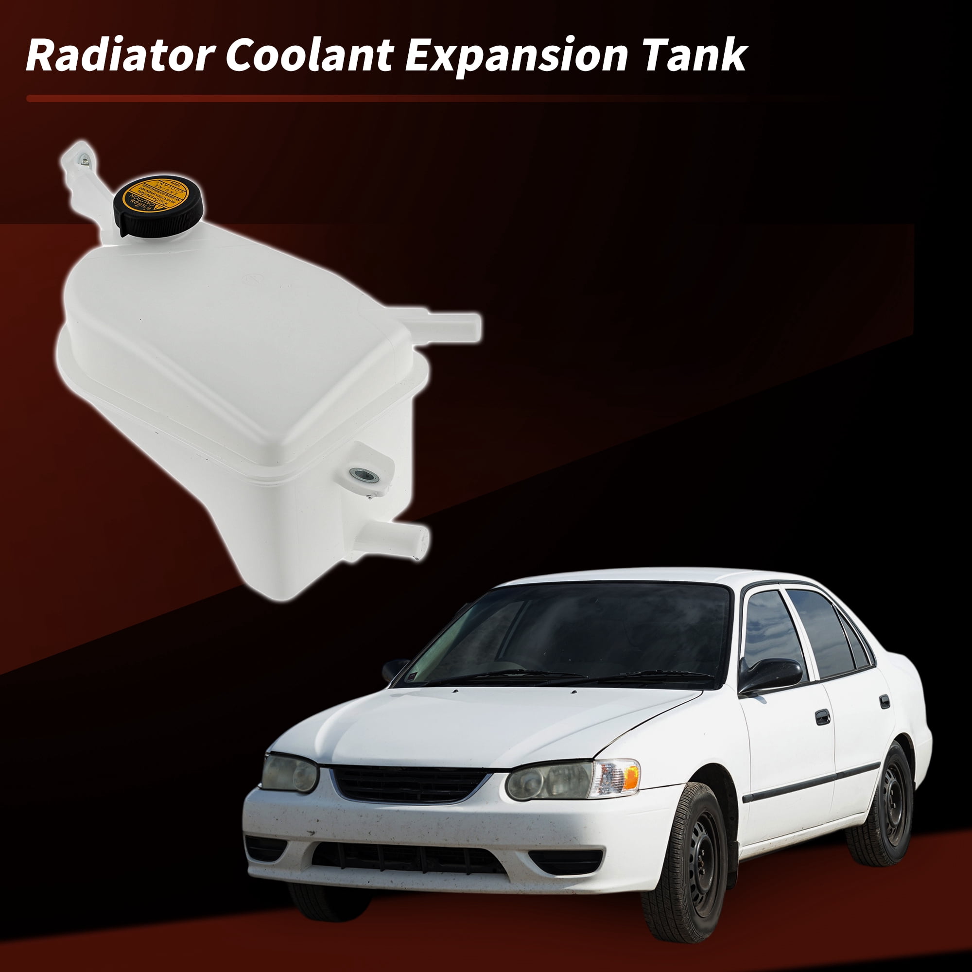 Unique Bargains Coolant Expansion Reservoir Tank for Toyota Corolla iM 2017-2018 1.8L L4 for Scion tC 2011-2016 2.5L L4 Radiator Coolant Overflow Reservoir Recovery Tank 1648022080