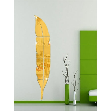Feather Wall Stickers Removable Feather Mirror Wall Stickers Decal Art PVC Home Feather Wall Stickers Removable Feather Mirror Wall Stickers Decal Art PVC Home