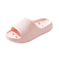 thumbnail image 2 of Womens Shower Shoes Casual Fashion Home Slippers Shower Shoes Pool Slides Sandals Thick Sole Soft Sole Lightweight Breathable Slippers Pink 7 [EU-38], 2 of 5