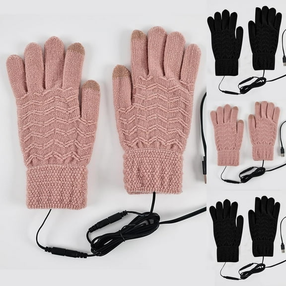 Winter Gloves, Glove for Men Women Winter Gloves Heated And Warm Gloves All Finger Adjustable Temperature Heating Gloves Removable And Washable Christmas Gift