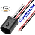 thumbnail image 2 of 2Pcs 9004/9007 Wire Only HID Xenon Ballast Extension Cable Cord Harness Connector Wires 16 Inches, 2 of 3
