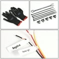 thumbnail image 6 of DNA Motoring MIRROR-HAY-015-CH For 2018-2022 Harvester MV MV607 RH613 Chrome Amber Chasing LED Arrow-Chevron Manual Pair Hood Mirrors, 6 of 7