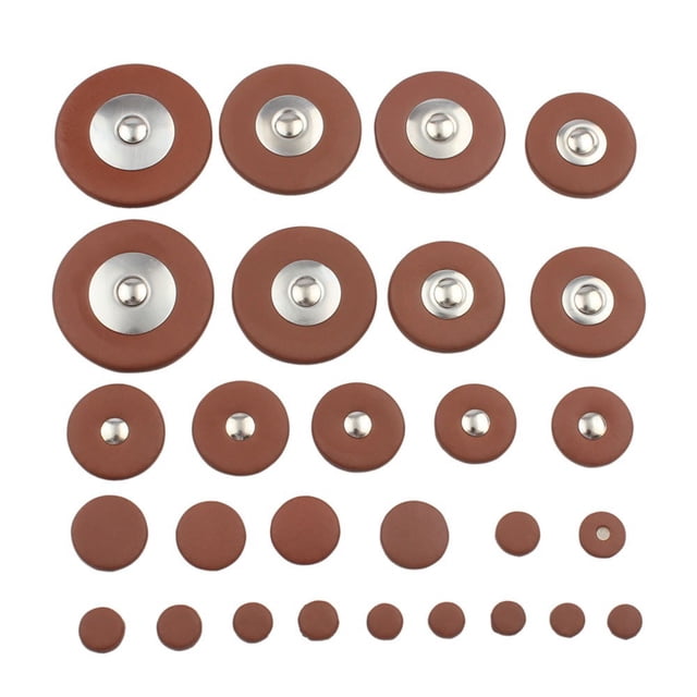 Mosiee Saxophone Mid-Range High-Pitched Leather Pads/ Tenor Alto Tweeter Version Soprano Pads /Replacement Parts Saxophone Repair Tools